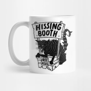 Funny Cat Hissing Booth - For Cat Moms & Cat Dads Mug